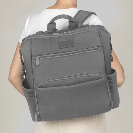 Lionelo - Luier- en verzorgingstas voor kinderwagen CUBE Grey Stone