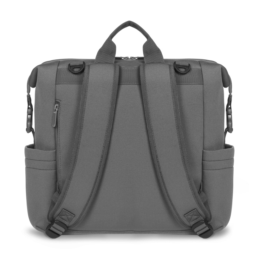 Lionelo - Luier- en verzorgingstas voor kinderwagen CUBE Grey Stone