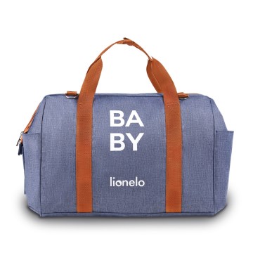 Lionelo - Luier- en verzorgingstas voor kinderwagen IDA Blue Denim