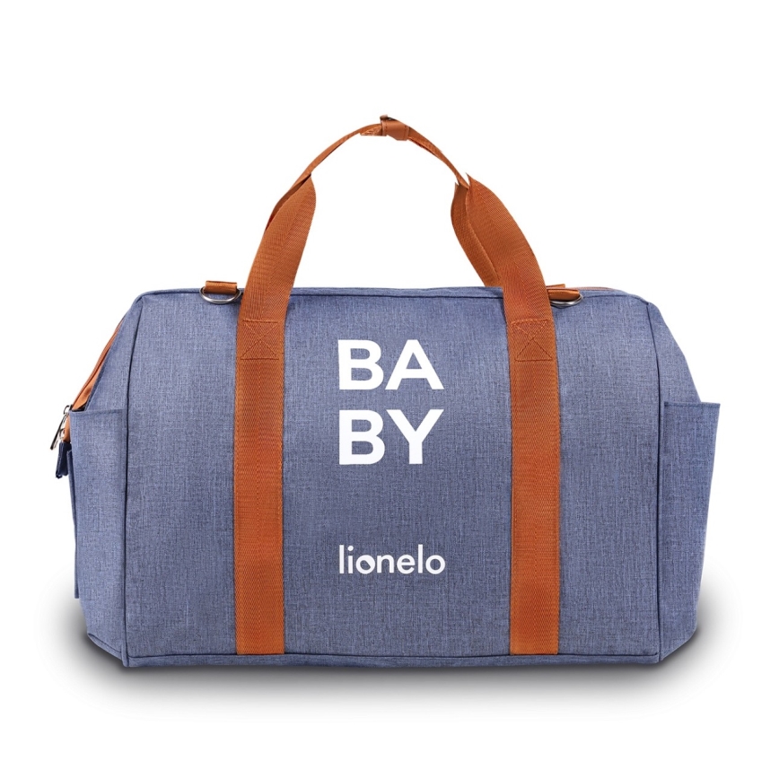 Lionelo - Luier- en verzorgingstas voor kinderwagen IDA Blue Denim