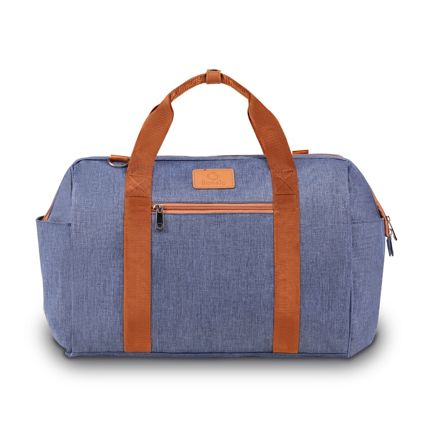 Lionelo - Luier- en verzorgingstas voor kinderwagen IDA Blue Denim