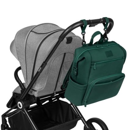 Lionelo - Luierstas voor kinderwagen CUBE Green Forest