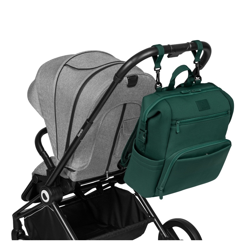 Lionelo - Luierstas voor kinderwagen CUBE Green Forest