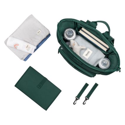 Lionelo - Luiertas voor kinderwagen CUBE Green Forest