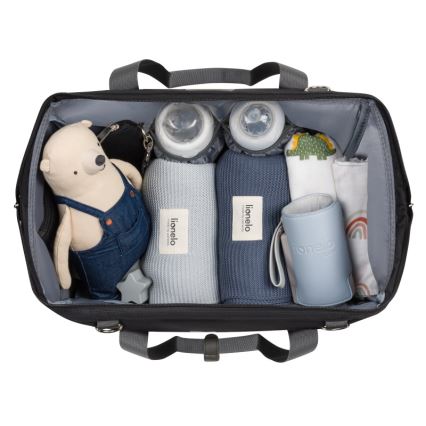 Lionelo - Luiertas voor kinderwagen IDA Black Onyx