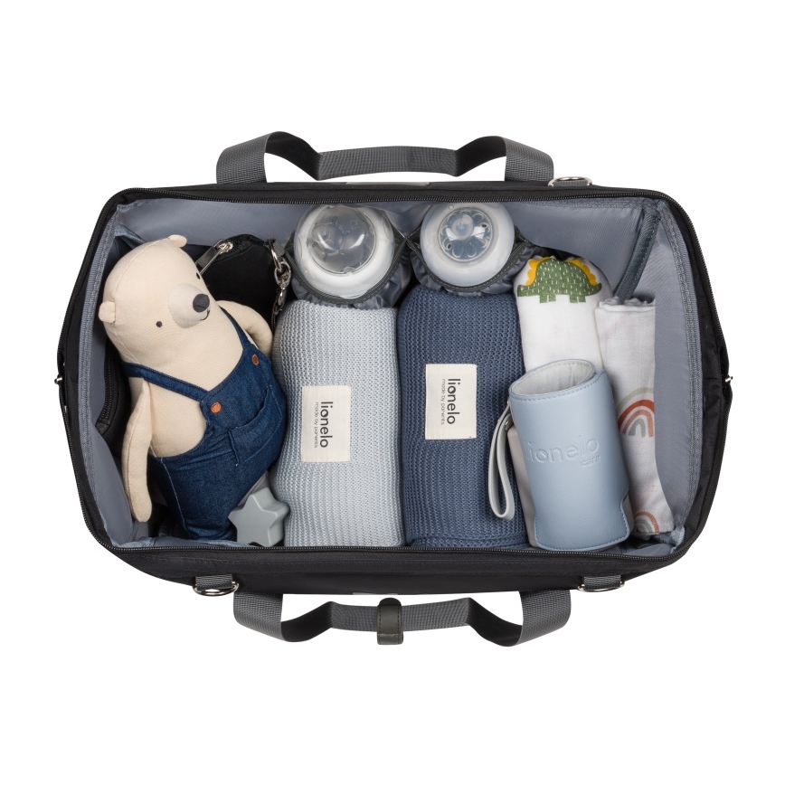 Lionelo - Luiertas voor kinderwagen IDA Black Onyx