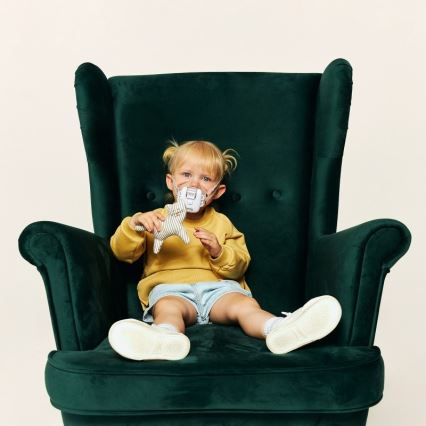 Lionelo - Masque d'inhalation rechargeable pour enfants NEBI AIR 5V