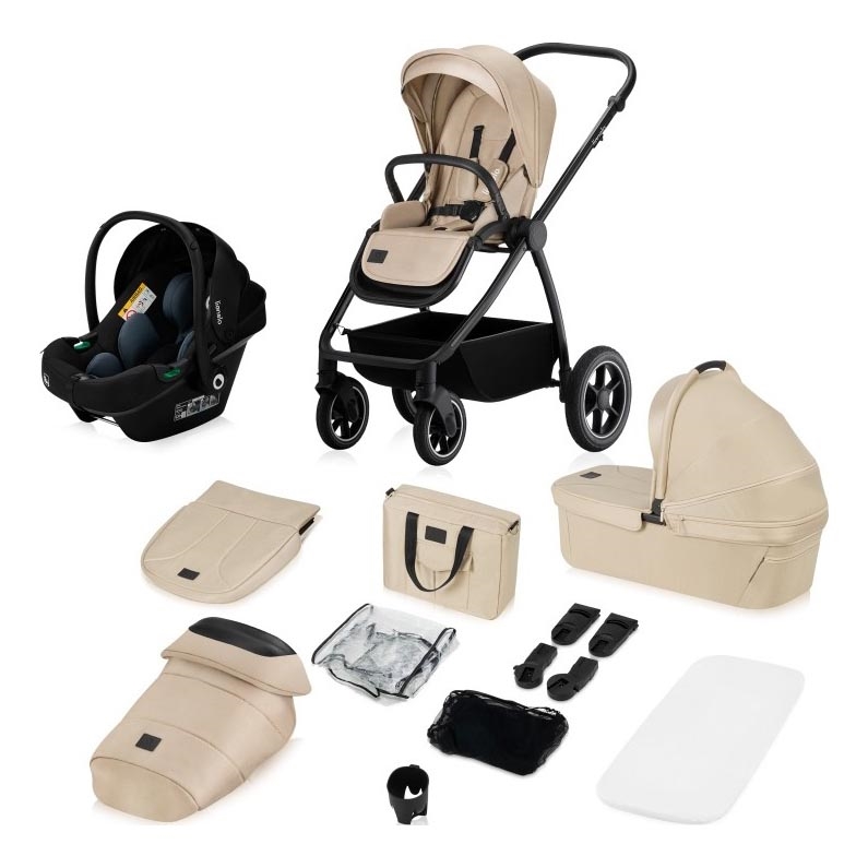 Lionelo - MERIL 3-in-1 combi-kinderwagen, Beige Sand