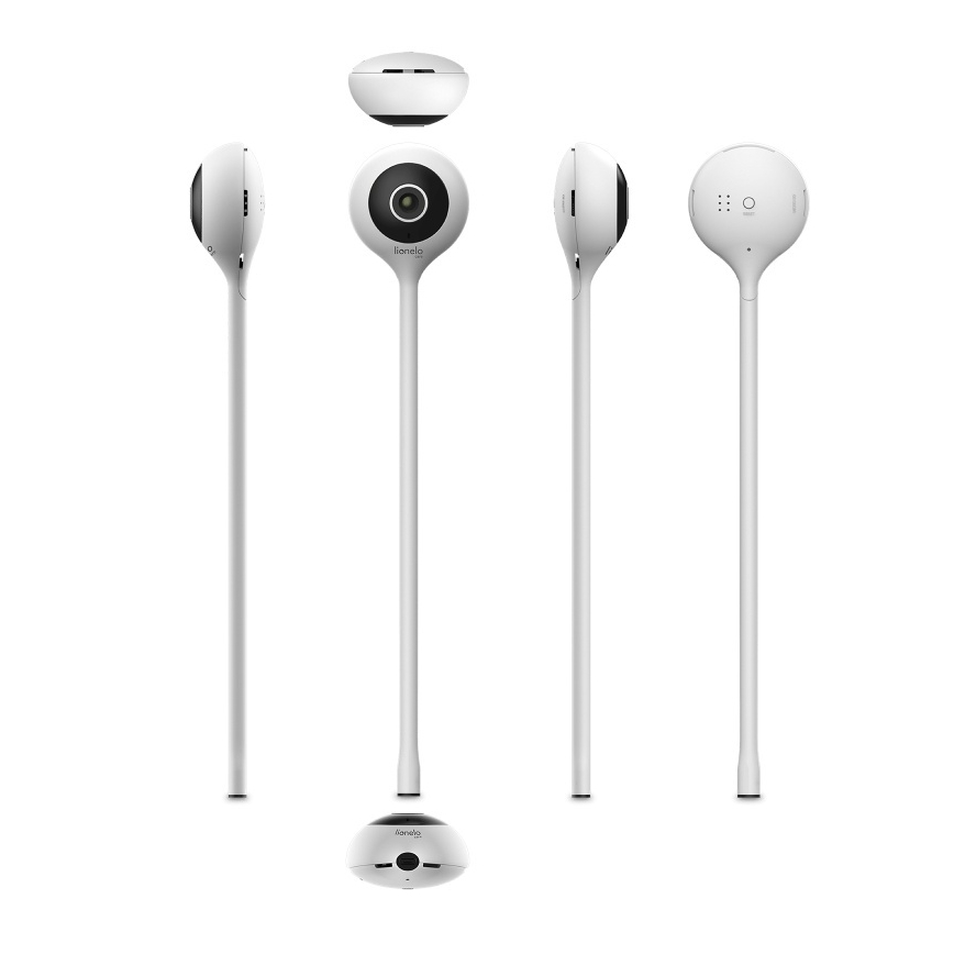 Lionelo - Moniteur bébé intelligent BABYLINE SMART Wi-Fi Blanc