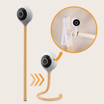 Lionelo - Moniteur bébé intelligent BABYLINE SMART Wi-Fi Blanc