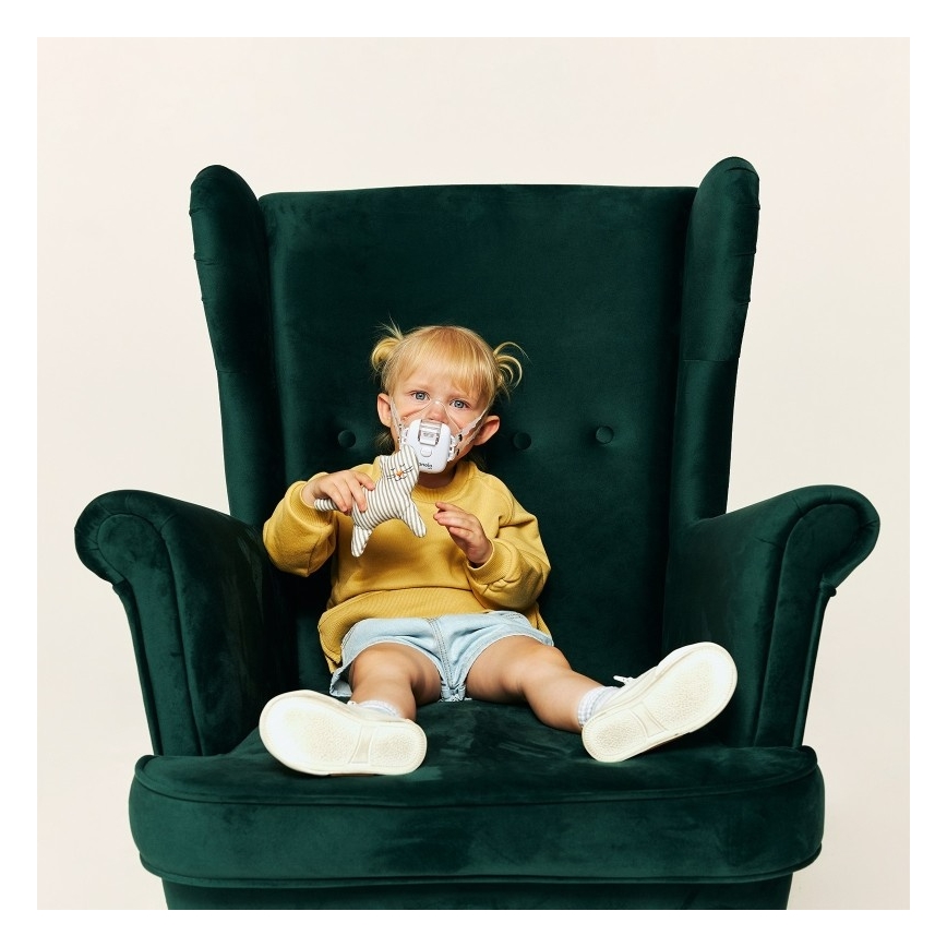 Lionelo - Oplaadbaar inhalatiemasker voor kinderen NEBI AIR 5V