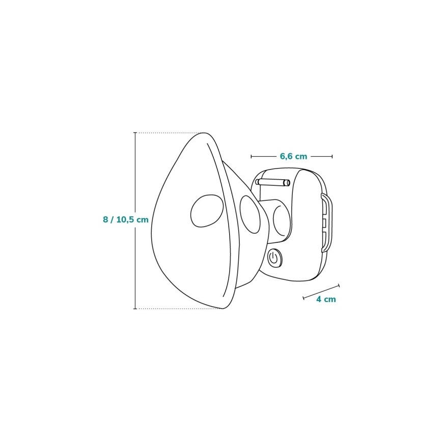 Lionelo - Oplaadbaar inhalatiemasker voor kinderen NEBI AIR 5V