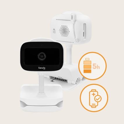 Lionelo - Oplaadbare babyfoon BABYLINE GO 5V 3350 mAh