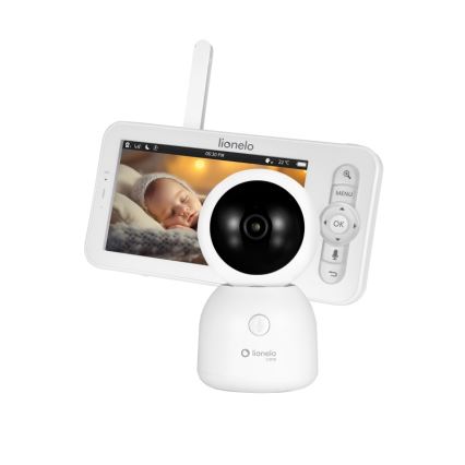 Lionelo - Oplaadbare babyfoon met monitor BABYLINE 9.2 5V 3600 mAh