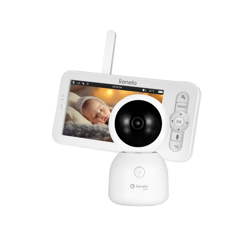 Lionelo - Oplaadbare babyfoon met monitor BABYLINE 9.2 5V 3600 mAh