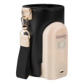 Lionelo - Oplaadbare flessenverwarmer THERMUP GO EVO 18W/5V zwart/beige