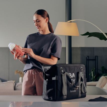 Lionelo - Oplaadbare flessenwarmer THERMUP GO EVO 18W/5V roze