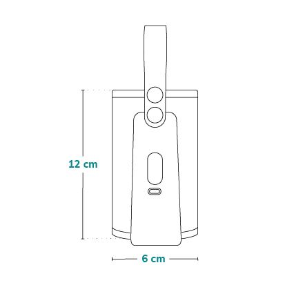 Lionelo - Oplaadbare flesverwarmer THERMUP GO PLUS 10W/5V beige