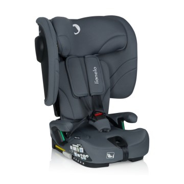 Lionelo - Opvouwbare autostoel NELLY i-Size 76-150 cm Grijs Grafiet