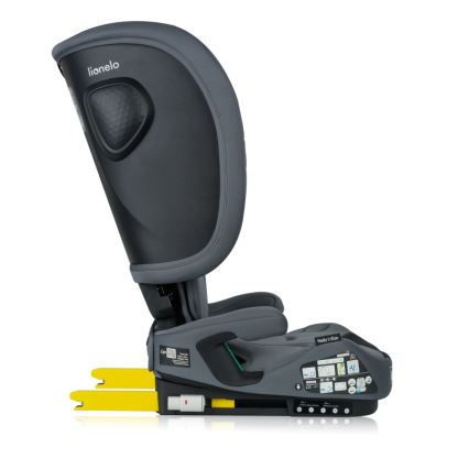 Lionelo - Opvouwbare autostoel NELLY i-Size 76-150 cm Grijs Grafiet