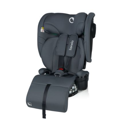 Lionelo - Opvouwbare autostoel NELLY i-Size 76-150 cm Grijs Grafiet