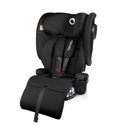 Lionelo - Opvouwbare autostoel NELLY i-Size 76-150 cm Zwart Carbon