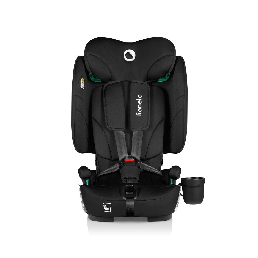 Lionelo - Opvouwbare autostoel NELLY i-Size 76-150 cm Zwart Carbon