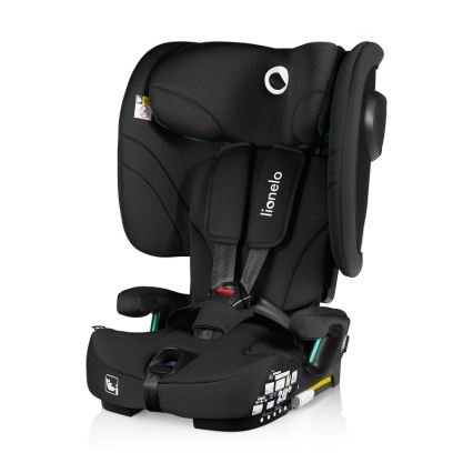 Lionelo - Opvouwbare autostoel NELLY i-Size 76-150 cm Zwart Carbon