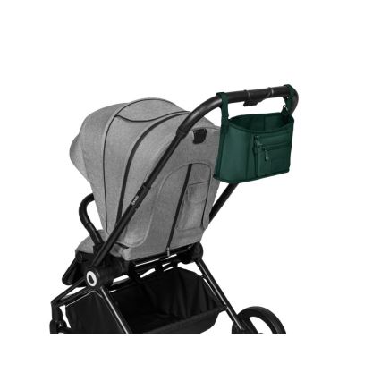 Lionelo - Organizer voor kinderwagen LITTLE CUBE Green Forest