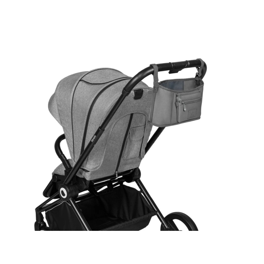 Lionelo - Organizer voor kinderwagen LITTLE CUBE Steengrijs