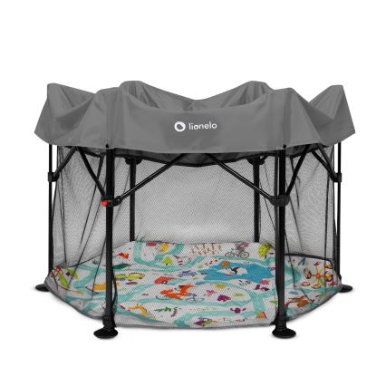 Lionelo - Parc pour bébé ROEL Gris multicolore