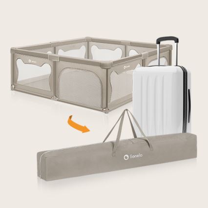 Lionelo - Parc pour enfants WILLOW XL beige
