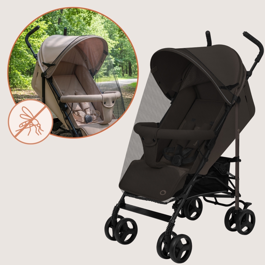 Lionelo - Poussette canne ELIA Marron Chocolat