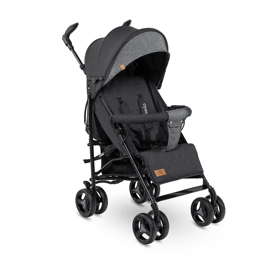 Lionelo - Poussette canne IRMA Noir/Gris foncé