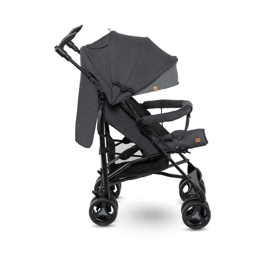 Lionelo - Poussette canne IRMA Noir/Gris foncé