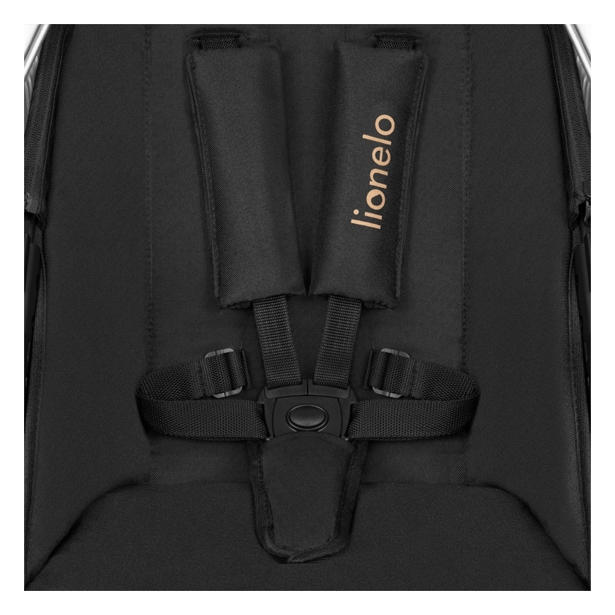 Lionelo - Poussette combinée 2-en-1 AMBER Black Onyx