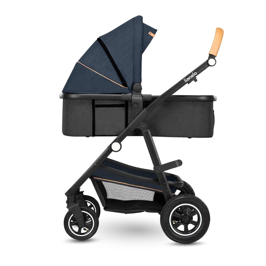 Lionelo - Poussette combinée 2-en-1 AMBER Blue Navy
