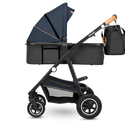 Lionelo - Poussette combinée 2-en-1 AMBER Blue Navy