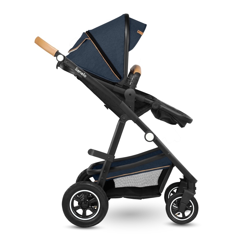Lionelo - Poussette combinée 2-en-1 AMBER Blue Navy