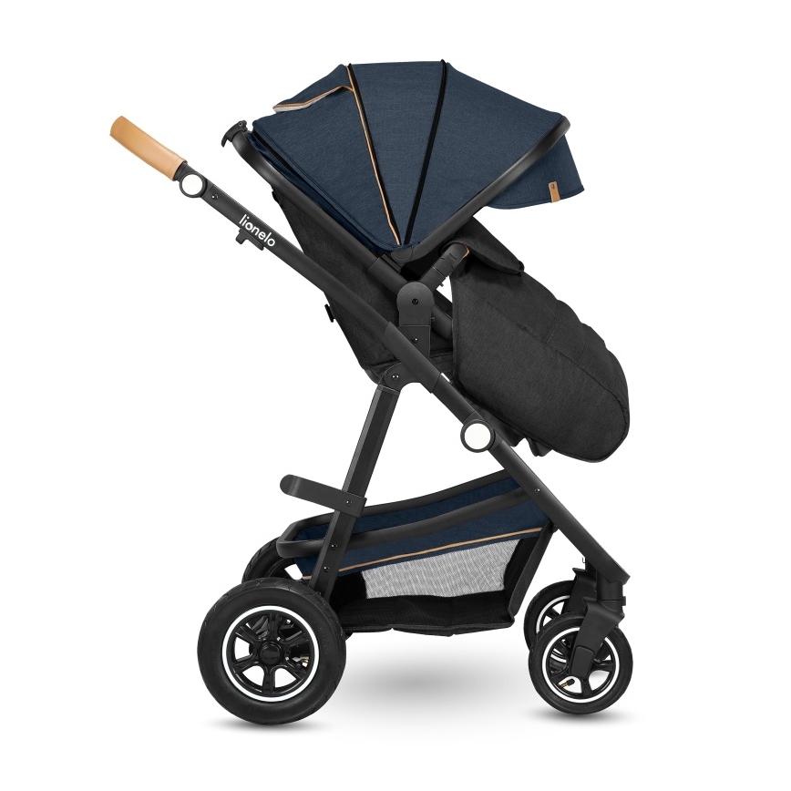 Lionelo - Poussette combinée 2-en-1 AMBER Blue Navy