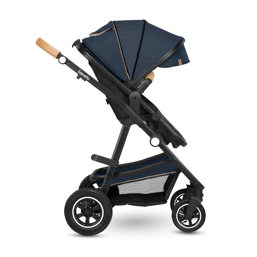 Lionelo - Poussette combinée 2-en-1 AMBER Blue Navy
