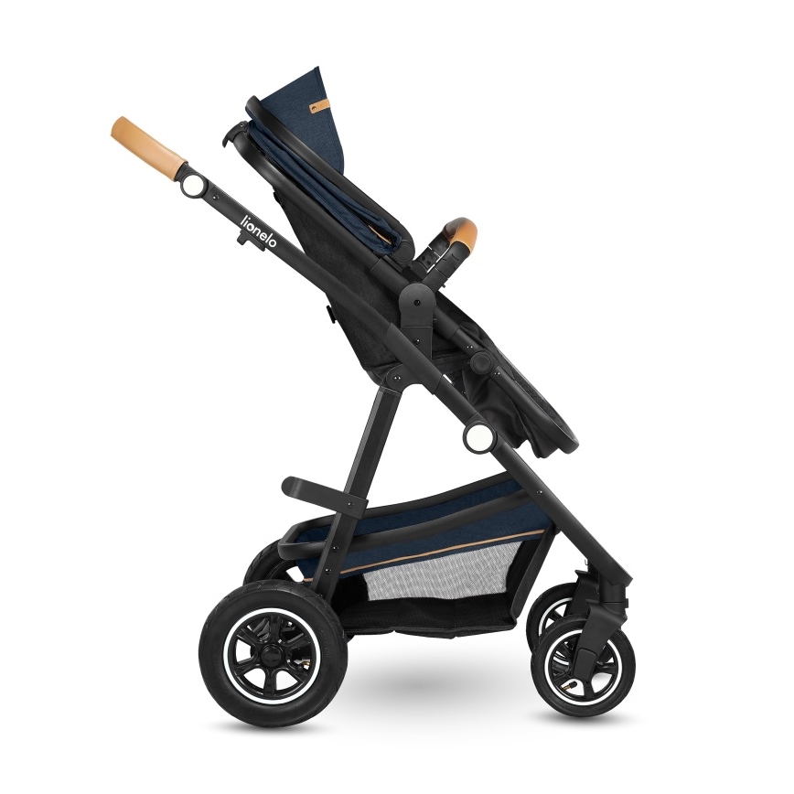 Lionelo - Poussette combinée 2-en-1 AMBER Blue Navy