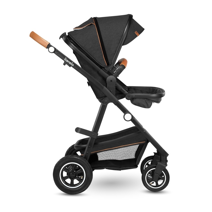 Lionelo - Poussette combinée 2 en 1 AMBER Gris Graphite