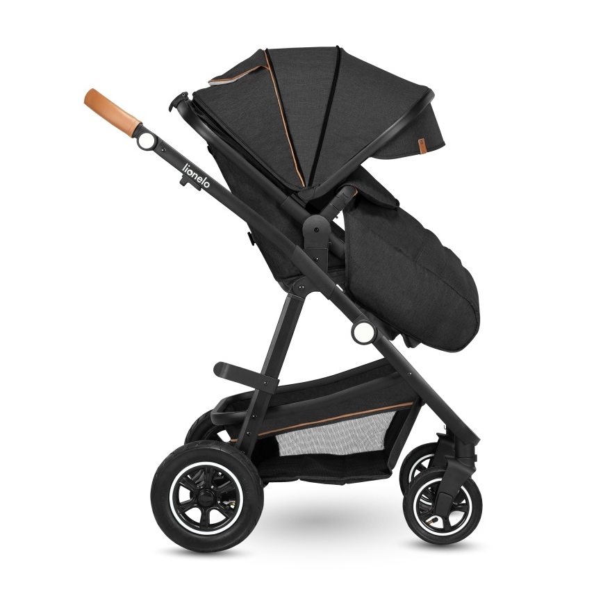 Lionelo - Poussette combinée 2 en 1 AMBER Gris Graphite