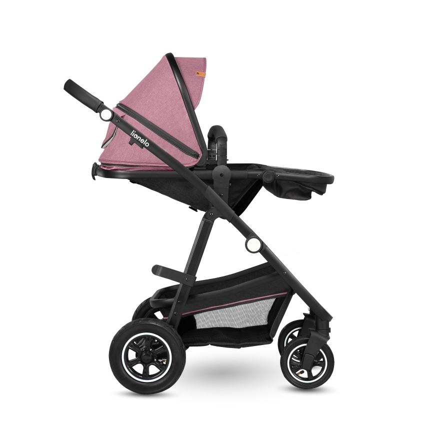 Lionelo - Poussette combinée 2 en 1 AMBER Pink Rose