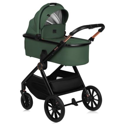 Lionelo - Poussette combinée 2-en-1 LAYLA Green Forest