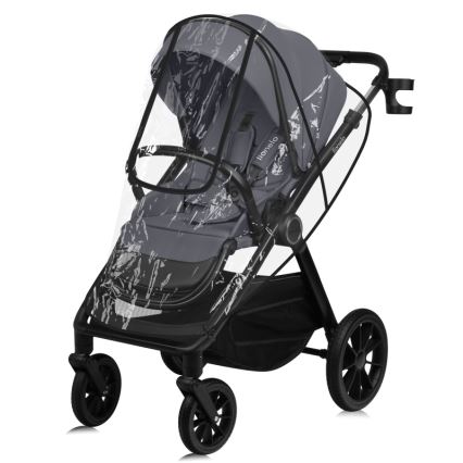 Lionelo - Poussette combinée 2-en-1 LAYLA Grey Stone
