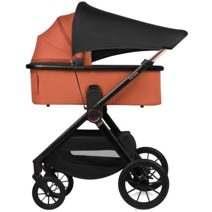 Lionelo - Poussette combinée 2-en-1 LAYLA Marron rouille