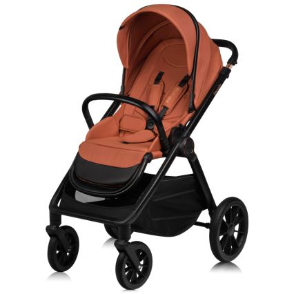 Lionelo - Poussette combinée 2-en-1 LAYLA Marron rouille