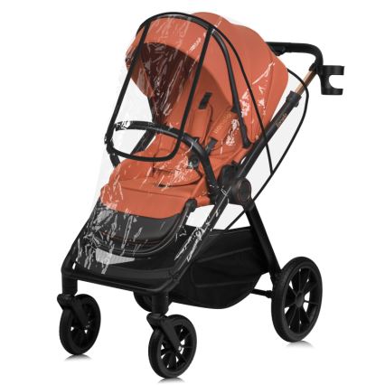 Lionelo - Poussette combinée 2-en-1 LAYLA Marron rouille